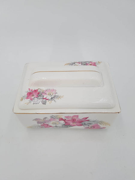 Pot à biscuits en porcelaine Sarreguemines Digoin modèle Franceline (1930)