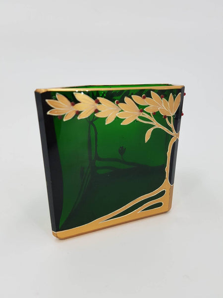 Vase losangique Art Nouveau par Josef Riedel (1862-1924)