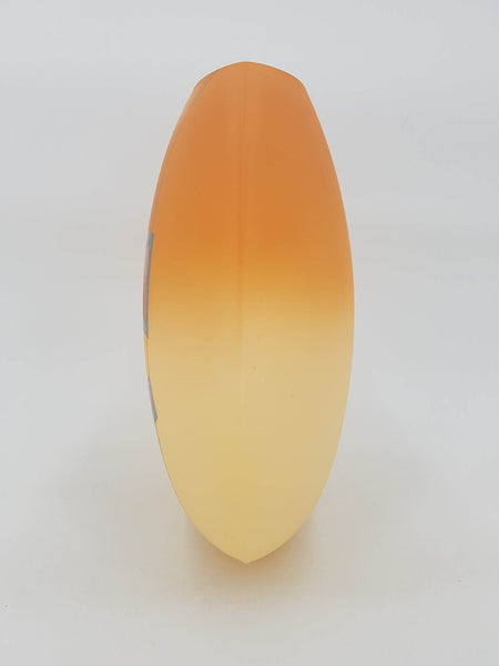 Vase en pâte de verre de couleur orange