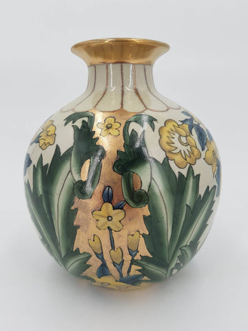 Vase boule G Fieravino en céramique craquelée
