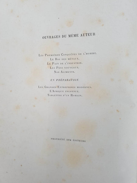 Bory Paul - Les Artères du Globe édité par Alfred Mame et Fils en 1888