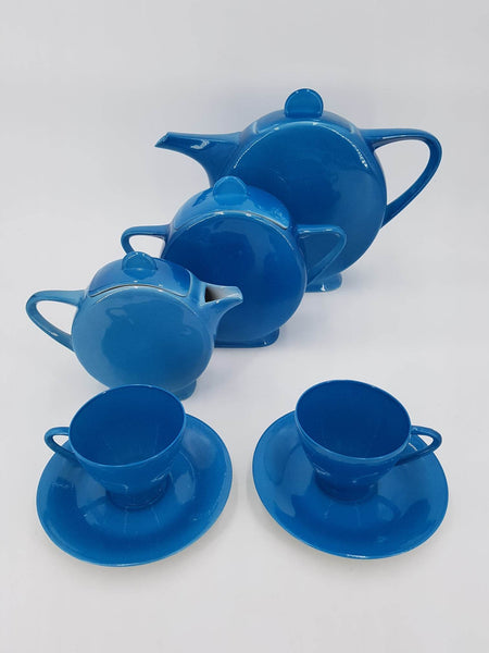 Service à café en porcelaine de Limoges Touze Lemaître Frères et Blancher (1918-1929)