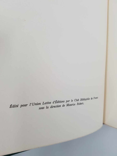 Luxueuse édition de bibliophile des "Essais" de Montaigne