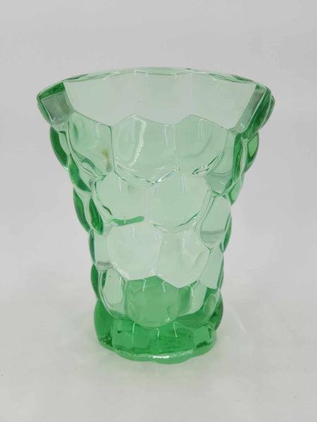 Vase "Nid d'abeille" en verre par Pierre D'Avesn (1930)