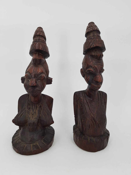 Anciennes statuettes Africaines sculptées en bois