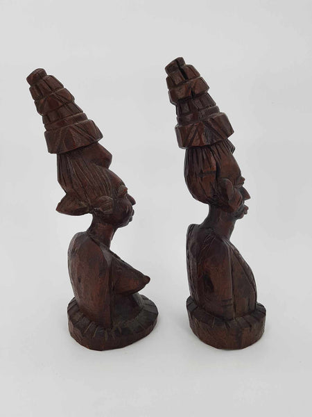 Anciennes statuettes Africaines sculptées en bois