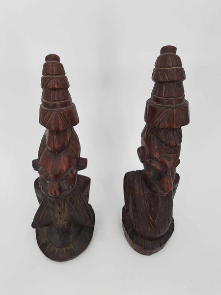 Anciennes statuettes Africaines sculptées en bois