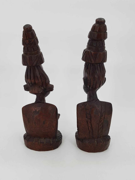 Anciennes statuettes Africaines sculptées en bois