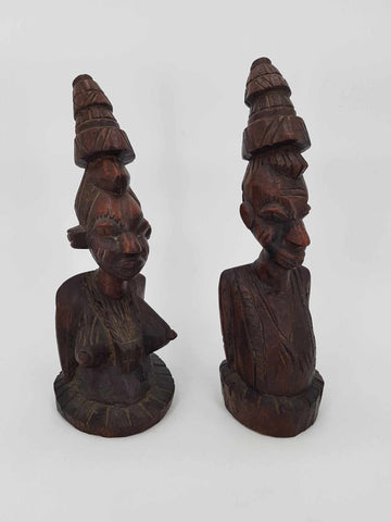 Anciennes statuettes Africaines sculptées en bois