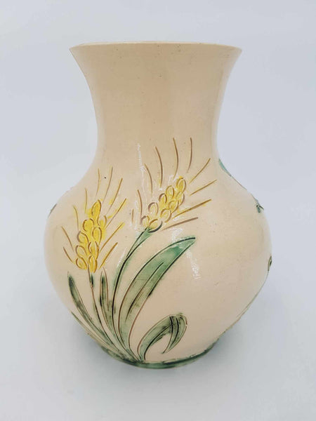 Ancien vase Betschdorf en grès au sel ciselé et décoré par Remmy