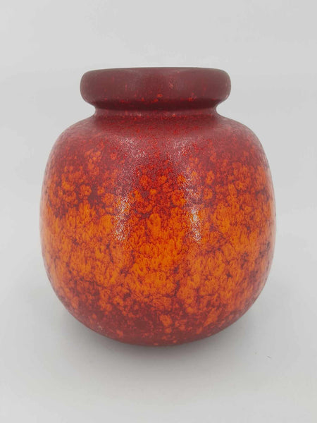 Vase boule vintage en céramique West Germany