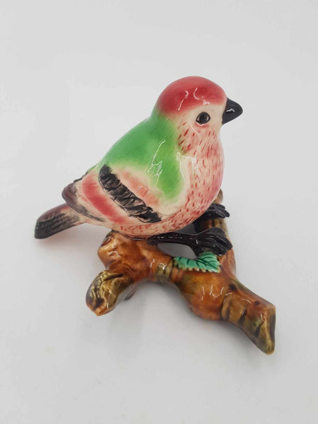 Petit oiseau décoratif en céramique de style Massier