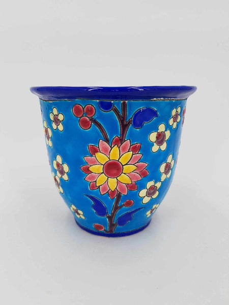 Vase ou cache pot Boch Keramis Art déco par Charles Catteau en 1936 "Décor Longwy"