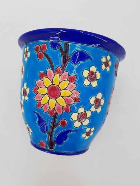 Vase ou cache pot Boch Keramis Art déco par Charles Catteau en 1936 "Décor Longwy"