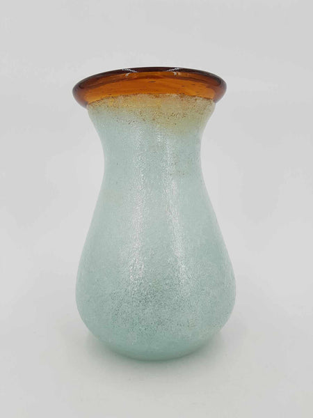 Vase Murano Art déco en verre Pulegoso par Napoleone Martinuzzi (1892-1977)