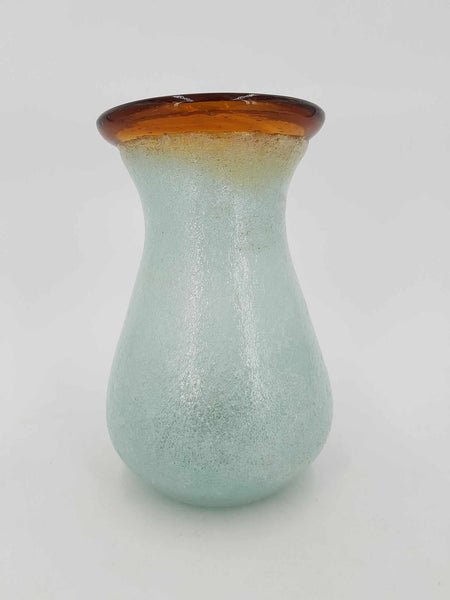 Vase Murano Art déco en verre Pulegoso par Napoleone Martinuzzi (1892-1977)