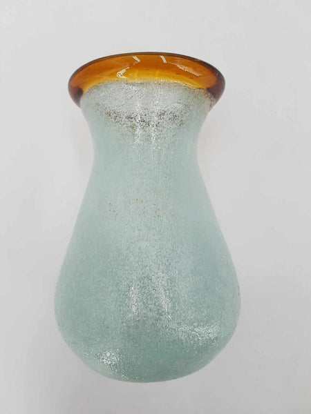 Vase Murano Art déco en verre Pulegoso par Napoleone Martinuzzi (1892-1977)