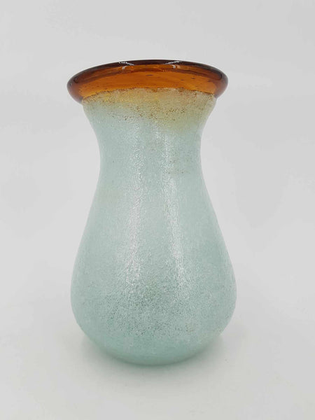 Vase Murano Art déco en verre Pulegoso par Napoleone Martinuzzi (1892-1977)