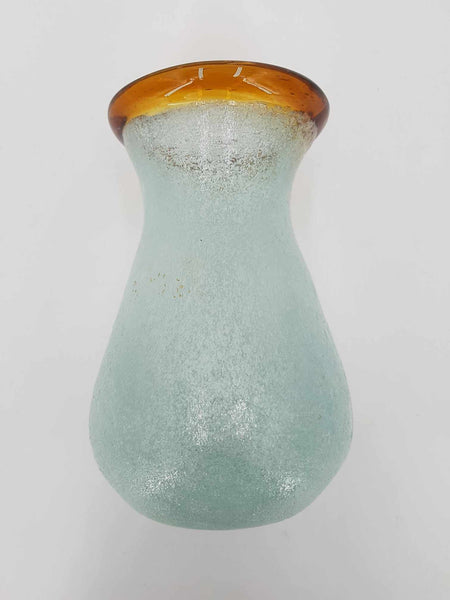 Vase Murano Art déco en verre Pulegoso par Napoleone Martinuzzi (1892-1977)