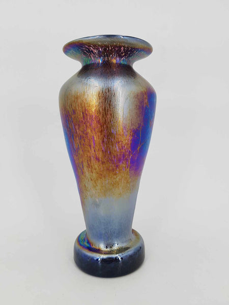 Vase en verre irisé par Frederick Carder pour Franz Austen