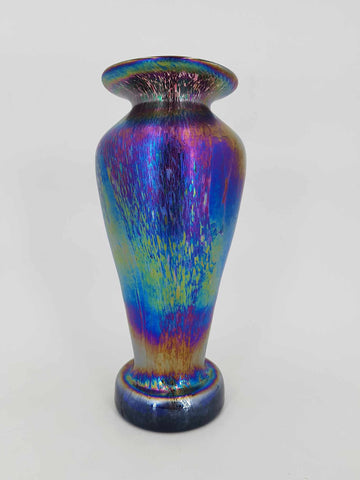 Vase en verre irisé par Frederick Carder pour Franz Austen