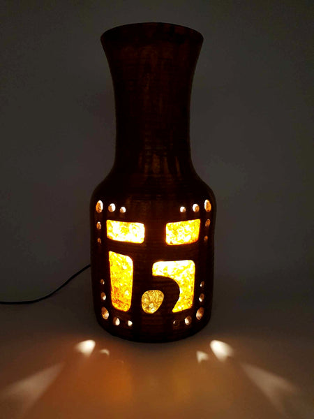 Grande lampe vintage à poser Accolay en céramique par Guy Hubert 1950-1960