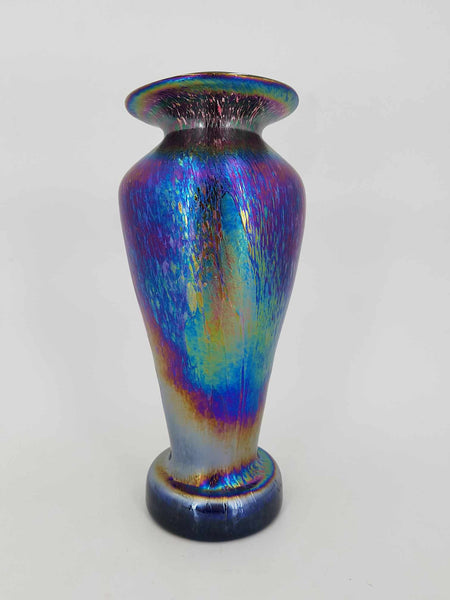 Vase en verre irisé par Frederick Carder pour Franz Austen