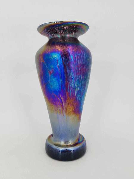 Vase en verre irisé par Frederick Carder pour Franz Austen