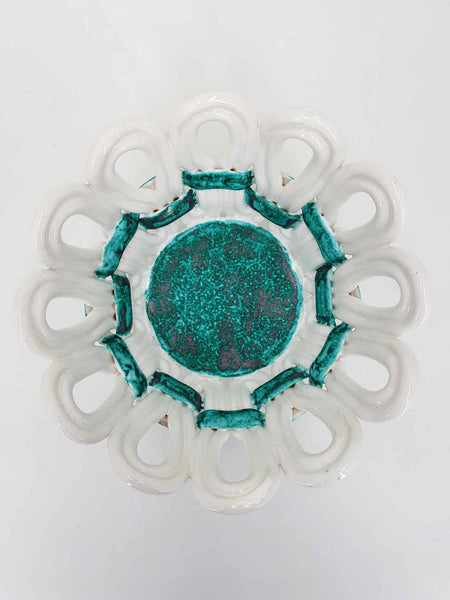 Corbeille en faïence manufacture de Sainte Radegonde Gustave Asch (1950)