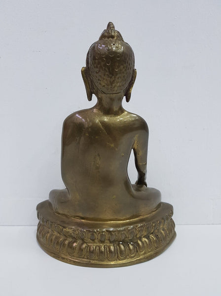 Ancien Bouddha en bronze doré