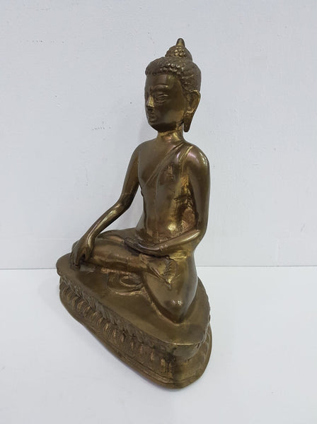 Ancien Bouddha en bronze doré