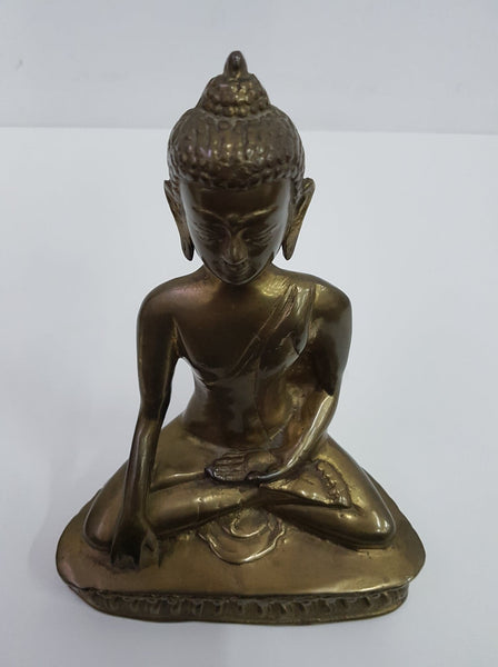 Ancien Bouddha en bronze doré