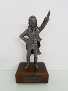 Statuette C.Desmoulins en étain