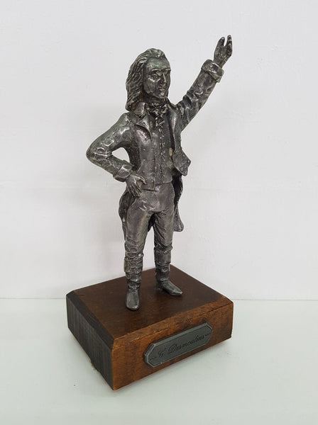 Statuette C.Desmoulins en étain