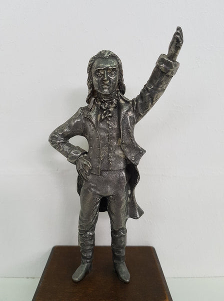 Statuette C.Desmoulins en étain