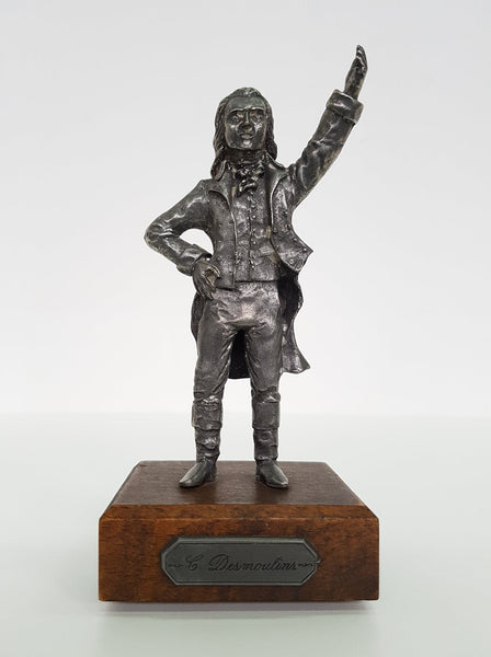 Statuette C.Desmoulins en étain