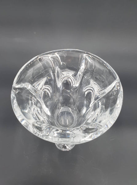 Vase en cristal estampillé Val Saint Lambert