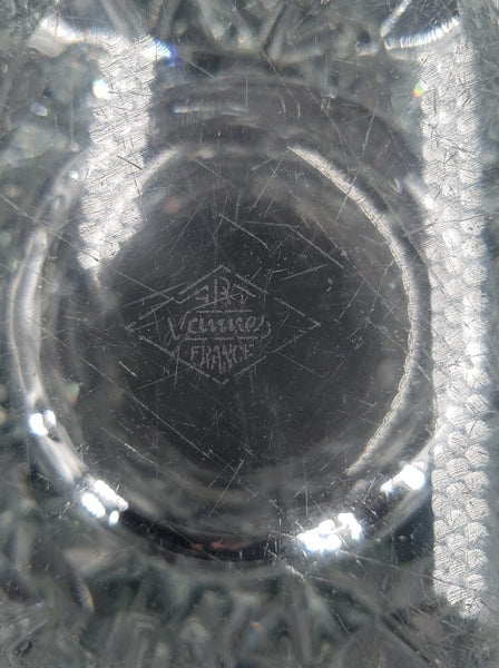 Grand vase en cristal dans une forme rare estampillé Vannes France