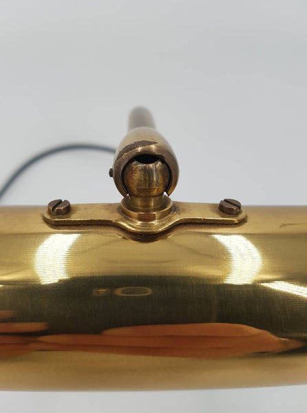 Ancienne lampe de piano réglable en laiton