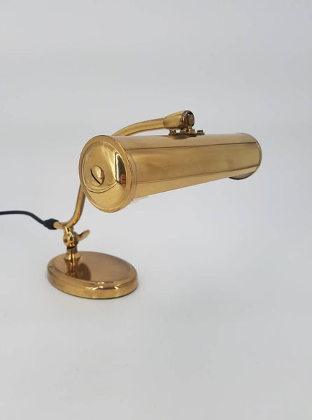 Ancienne lampe de piano réglable en laiton