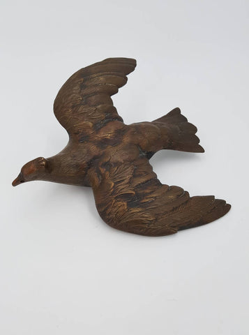 Ornement de statue en bronze représentant un aigle en vol