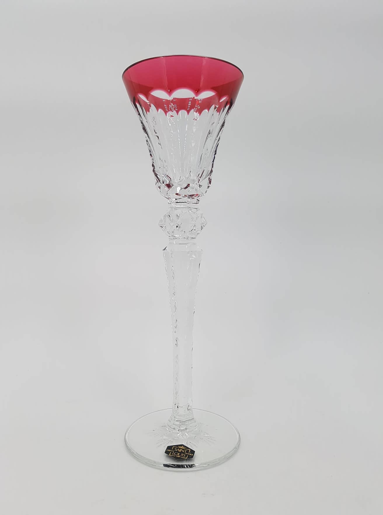 Grand verre en cristal de Saint Louis modèle Excellence (1960-1970)