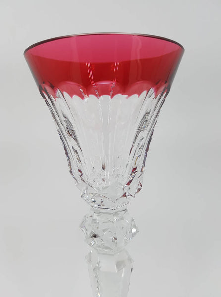 Grand verre en cristal de Saint Louis modèle Excellence (1960-1970)