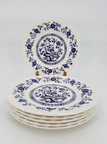 Ensemble de 6 assiettes plates Royal Wessex en porcelaine Anglaise