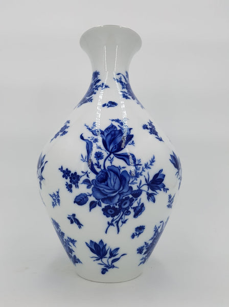 Vase en porcelaine à col doré estampillé Jaeger & Co Bavaria