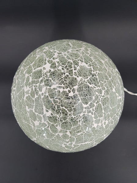 Boule sphère lumineuse mosaïque en verre