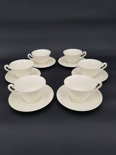 Service à thé Anglais Wedgwood par Etruria & Barlaston en porcelaine (1950)