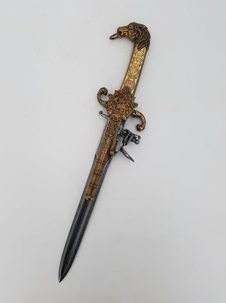 Dague-pistolet décoratif KETLAND en métal