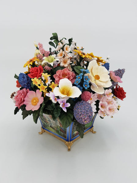 Bouquet de fleurs artificielles par Thomas Kinkade "50 States Flower Bouquet"