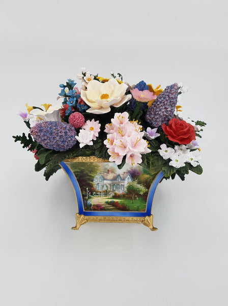 Bouquet de fleurs artificielles par Thomas Kinkade "50 States Flower Bouquet"